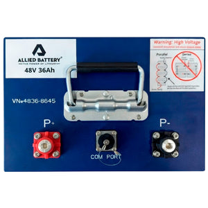 Allied 48V 36AH LiFePO4 Lithium Golf Cart Batteries - "Drop-in-Ready"