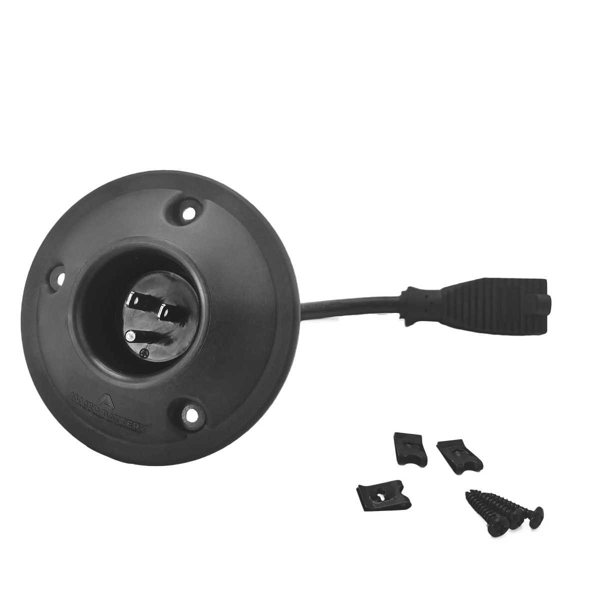 Yamaha 07-10 Onboard 110v Charging Receptacle with Extension Cord Plug Allied Lithium Golf Cart and Boat Batteries