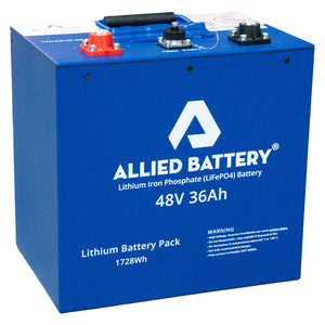 Allied "Drop-in-Ready" 48V Lithium Batteries - ONLY for warranty replacement OR adding AH to your current Allied setup