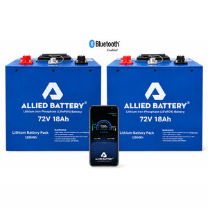 Allied 72V LiFePO4 Lithium Golf Cart Batteries - "Drop-in-Ready"