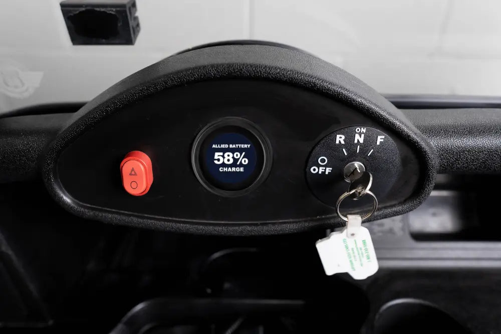 Comm Port State of Charger Meter - Blue Allied Lithium Golf Cart and Boat Batteries