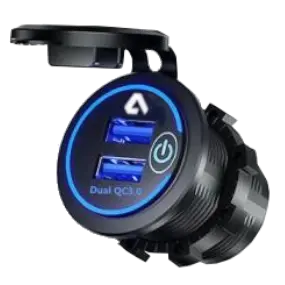 Dual USB 12V Charger For Golf Cart - Phone and Accessories Allied Lithium Golf Cart and Boat Batteries