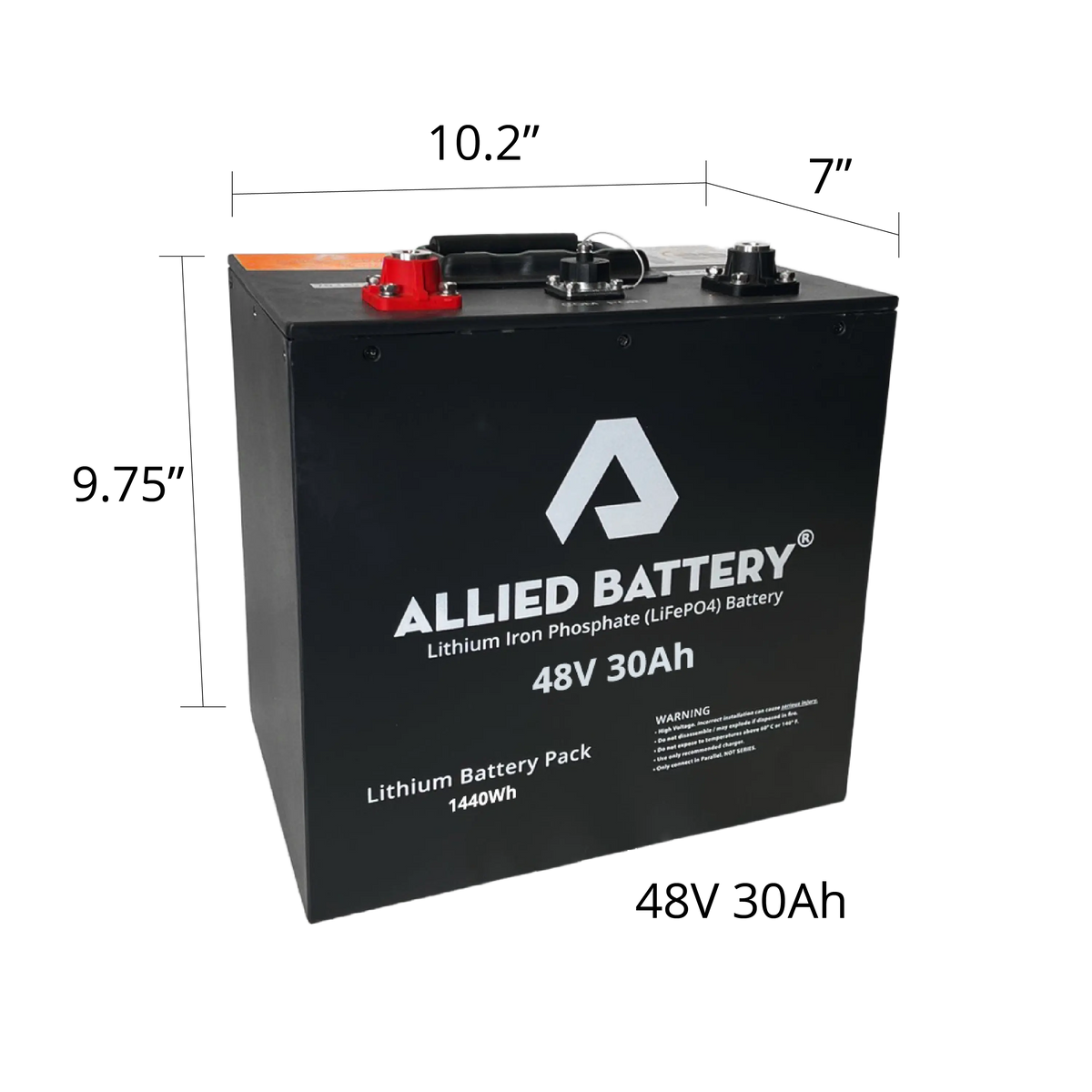 Allied "Drop-in-Ready" 48V Lithium Batteries - ONLY for warranty replacement OR adding AH to your current Allied setup Allied Batteries