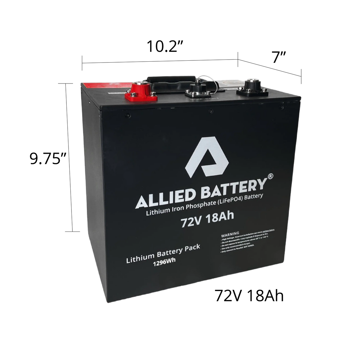 Allied "Drop-in-Ready" 72V Lithium Battery - ONLY for warranty replacement OR adding AH to your current Allied setup Allied Batteries